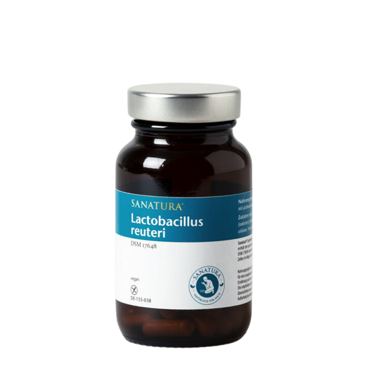 Sanatura Lactobacillus reuteri DSM 17648 – 60 vegane Kapseln mit inaktivierten Milchsäurebakterien, glutenfrei und laktosefrei