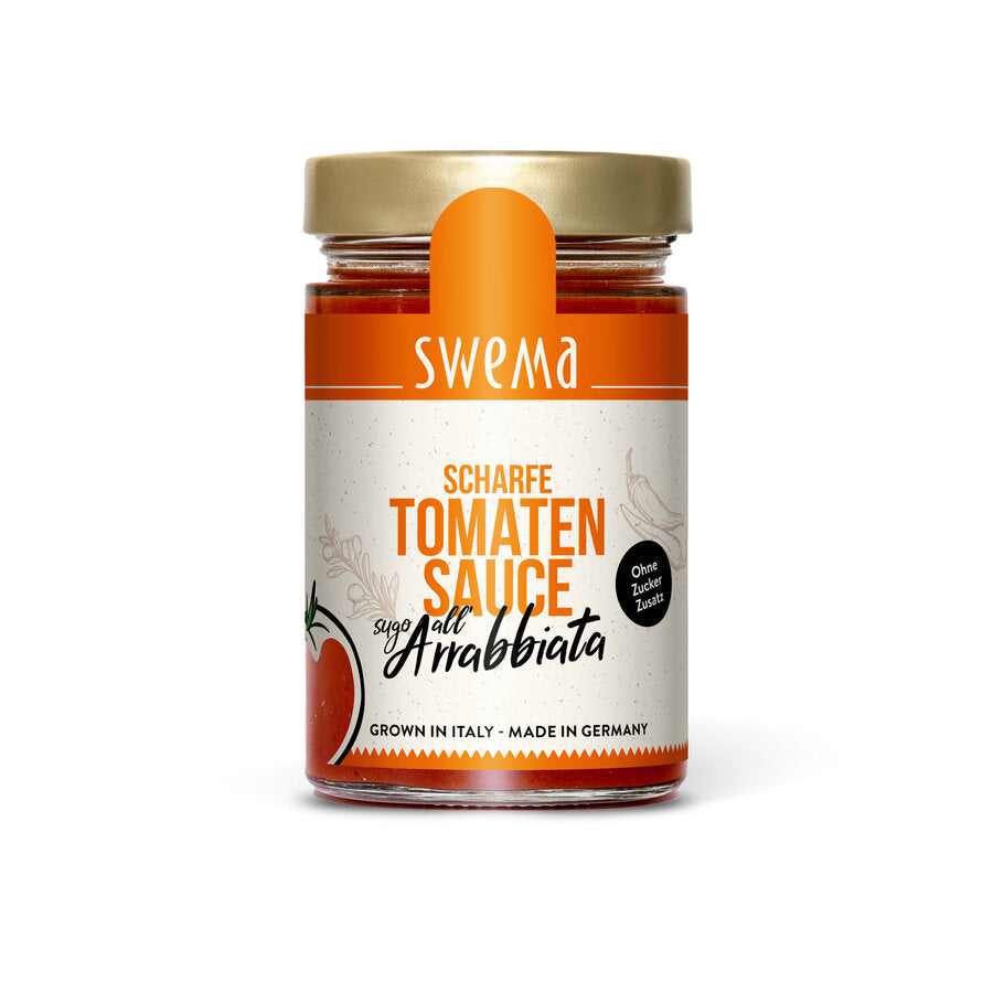 Tomatensauce Arrabbiata - Sugo all'arrabbiata Bio 300g SweMa