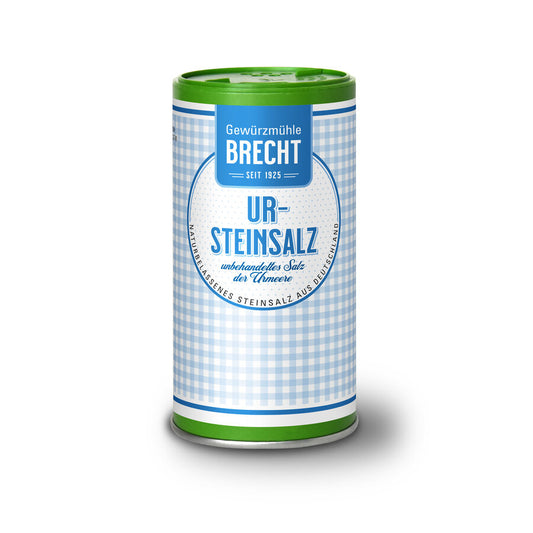 Ur-Steinsalz unjodiert Streuer 250 g Gewürzmühle Brecht