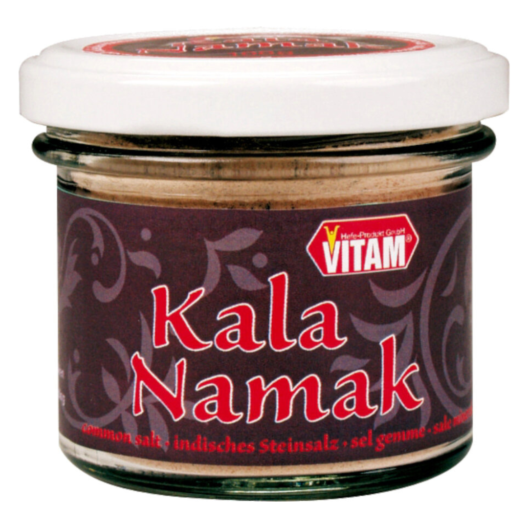 VITAM Kala Namak indisches Steinsalz Schwefelsalz 100 g im Glas