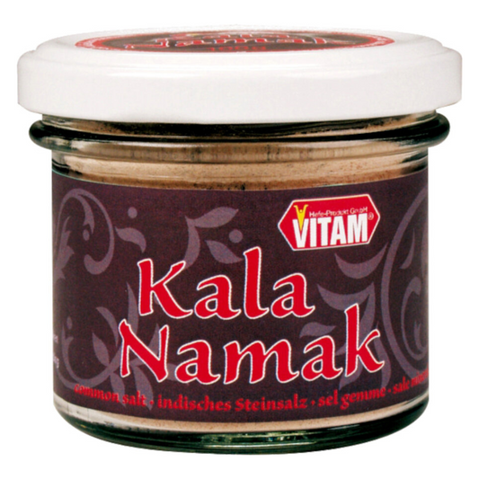VITAM Kala Namak indisches Steinsalz Schwefelsalz 100 g im Glas