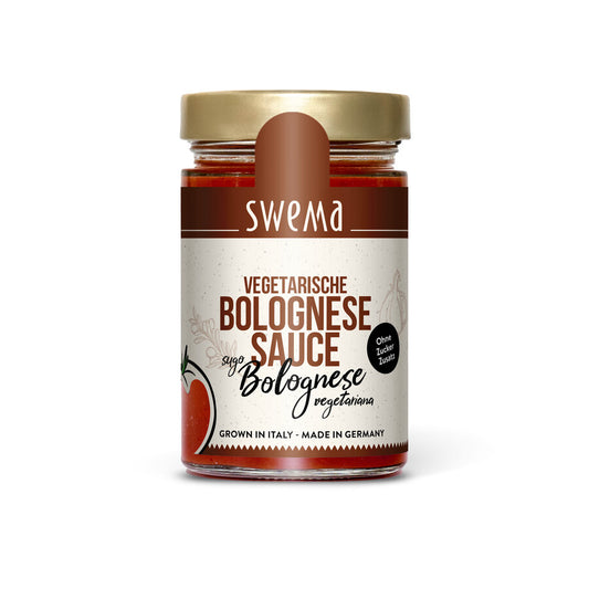 Vegetarische Bolognese -Sugo alla Bolognese vegetale Bio 300g SweMa