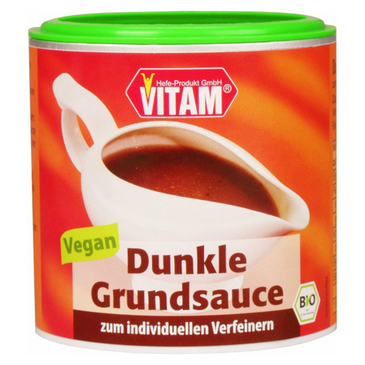 VITAM Bio Dunkle Grundsauce 125g – veganes Saucenpulver zum individuellen Verfeinern