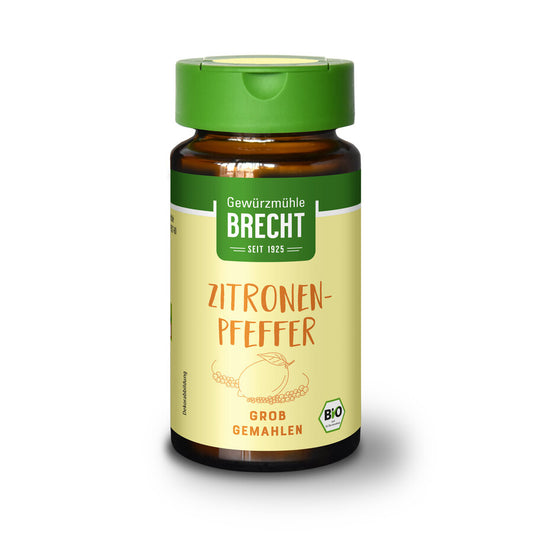 Zitronenpfeffer grob gemahlen Bio 30g Brecht