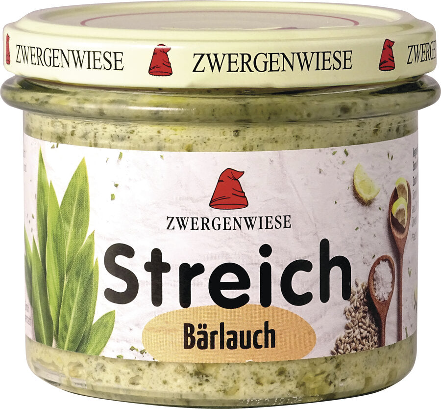 Bärlauch Streich 180g Veganer Brotaufstrich Zwergenwiese