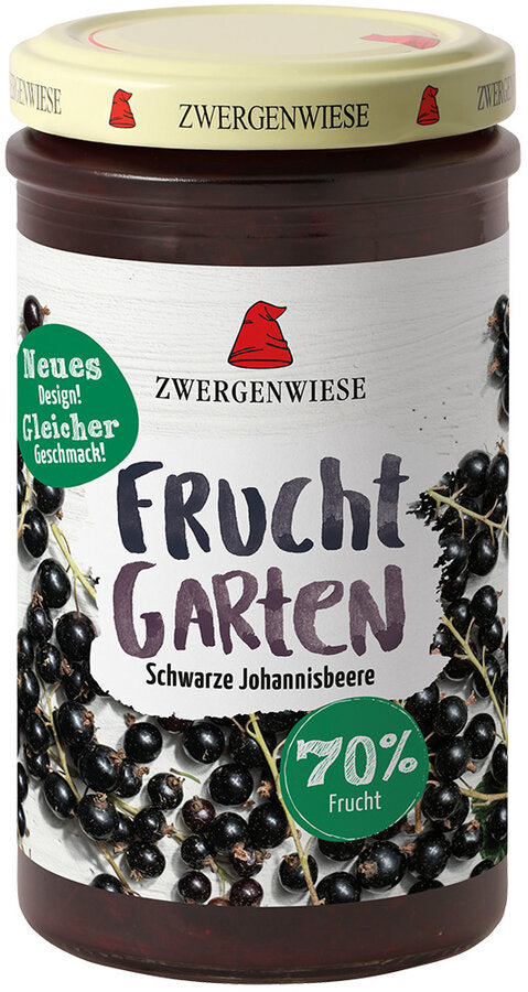 FruchtGarten Schwarze Johannisbeere Bio 225g Zwergenwiese