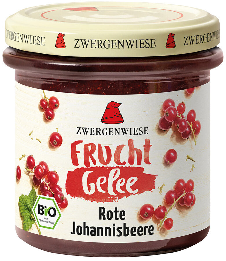 Frucht Gelee Rote Johannisbeere Bio 160g Zwergenwiese