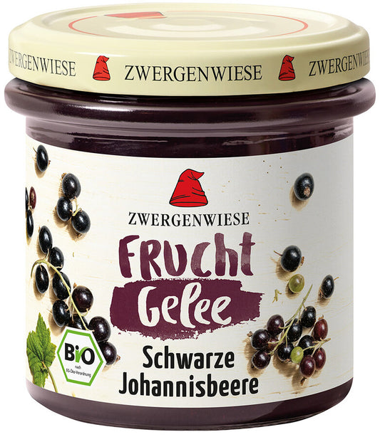 Frucht Gelee Schwarze Johannisbeere Bio 160g Zwergenwiese