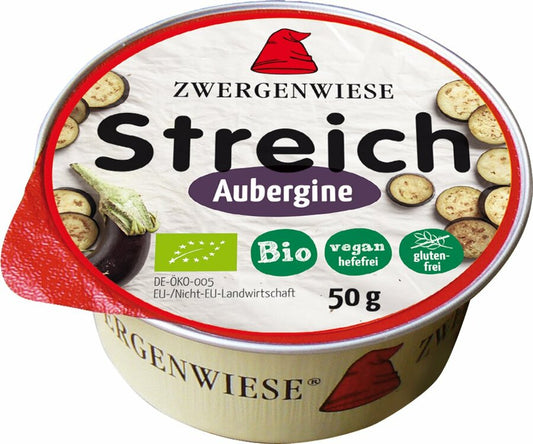 Kleiner Streich Aubergine, 50g - Bio Brotaufstrich Zwergenwiese