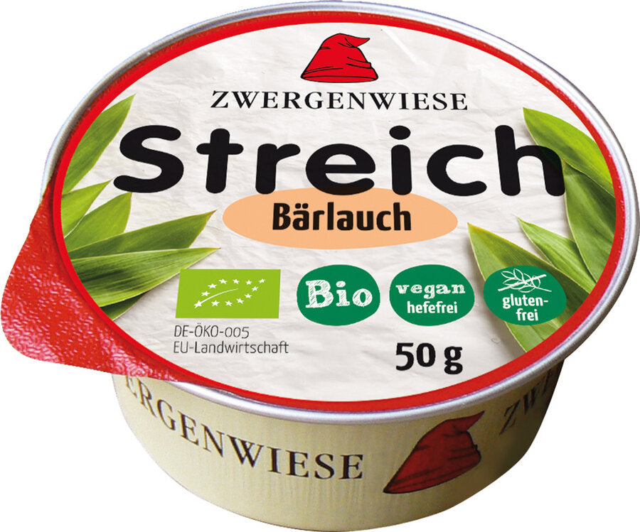 Kleiner Streich Bärlauch 50g - Veganer Brotaufstrich Zwergenwiese