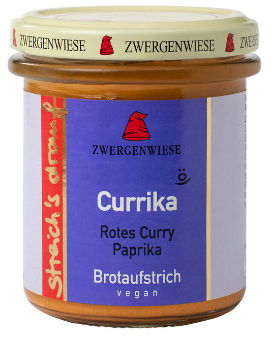 Currika Streich's drauf 160g Veganer Bio Brotaufstrich Zwergenwiese