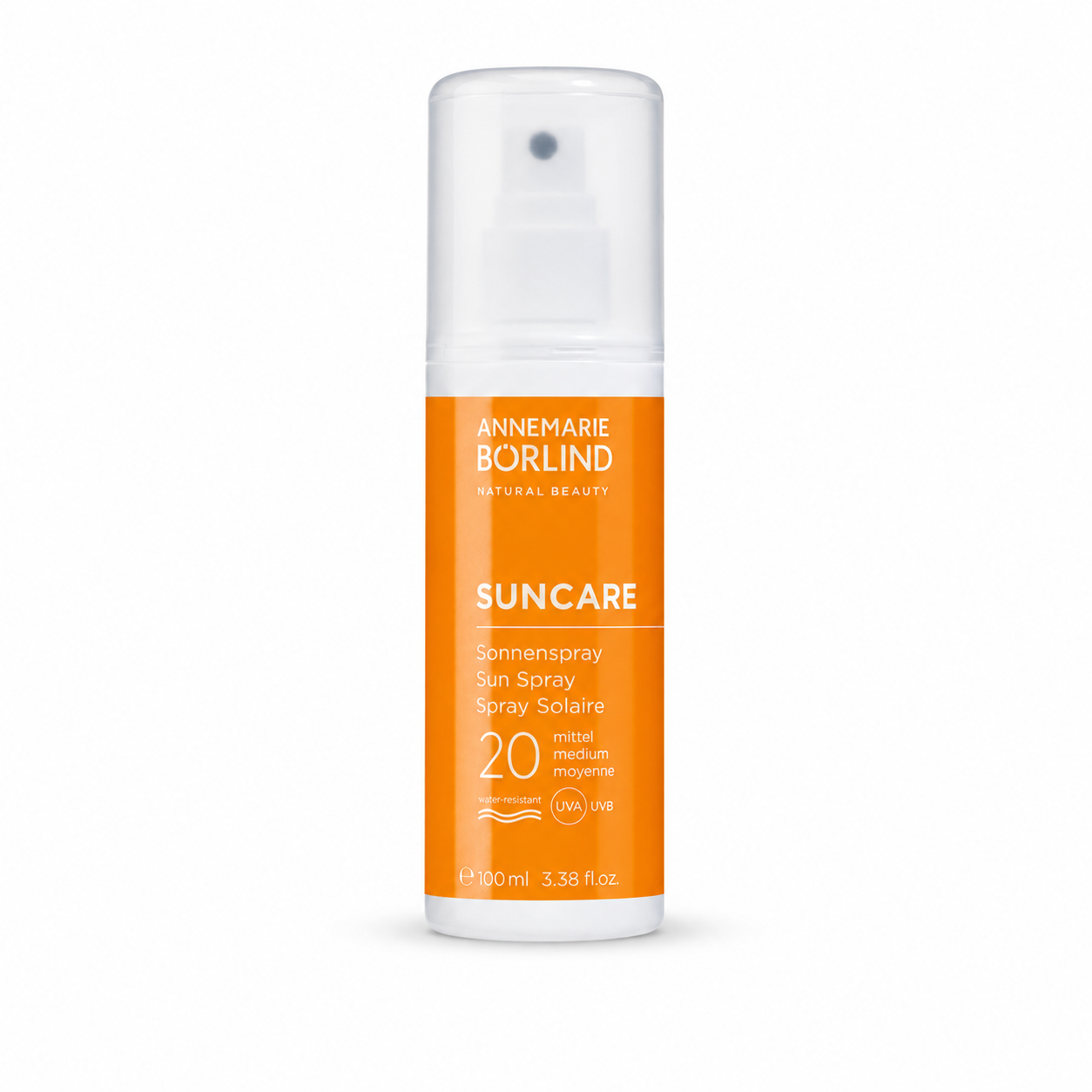 Annemarie Börlind Sonnenspray LSF 20 in der 100-ml-Sprühflasche