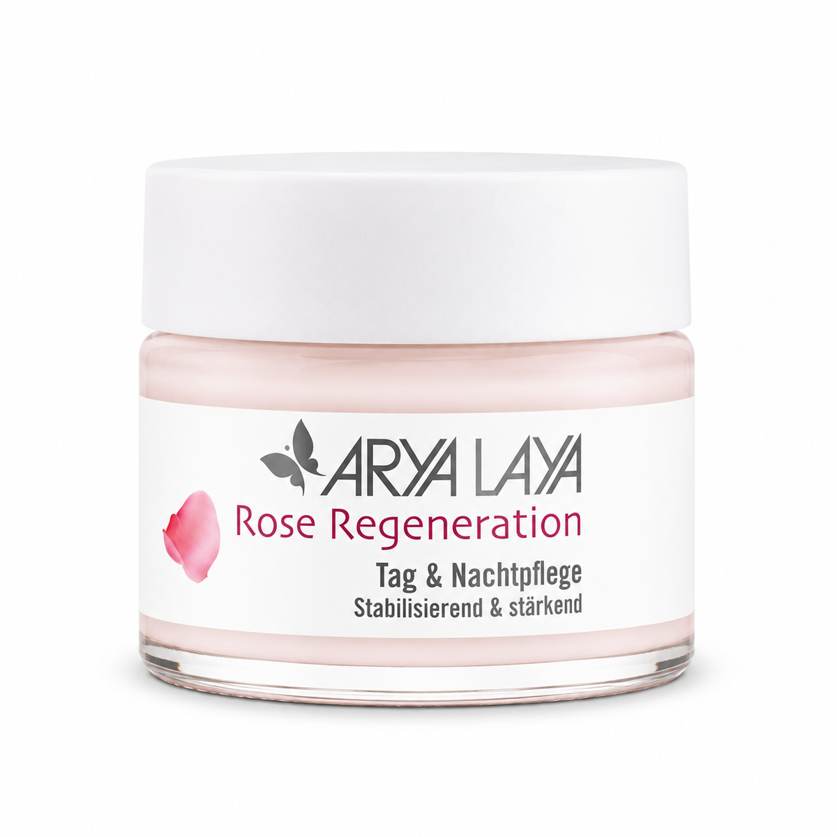 ARYA LAYA Rose Regeneration Tag & Nachtpflege 50 ml im Glastiegel