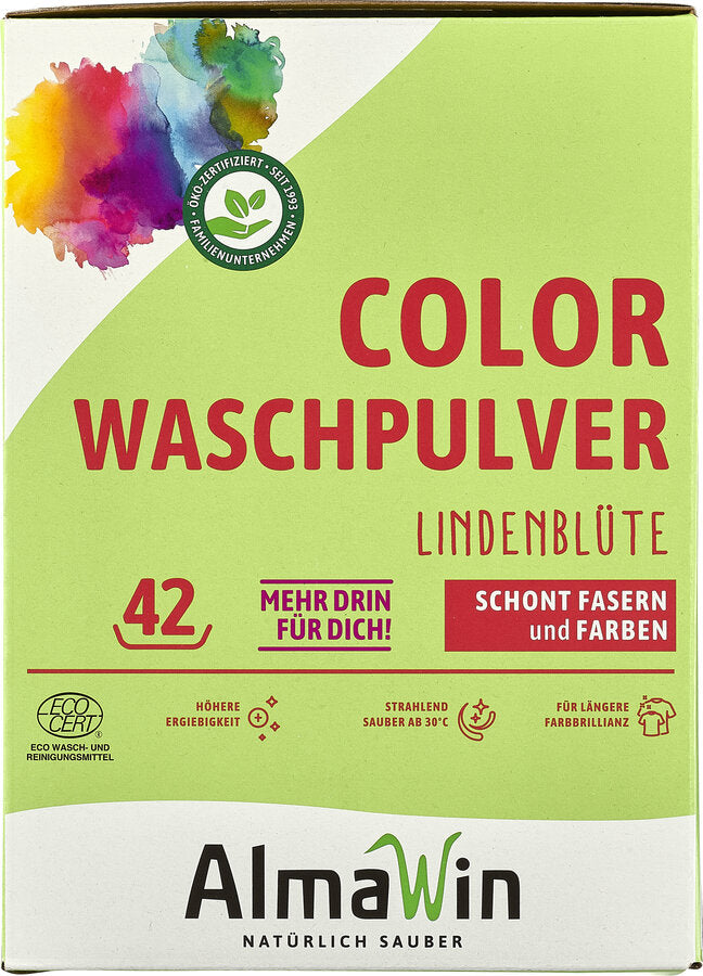 COLOR Waschmittel Lindenblüte 2kg AlmaWin