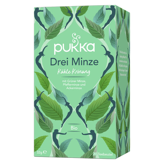 Pukka Drei Minze Bio Tee, 20 Filterbeutel