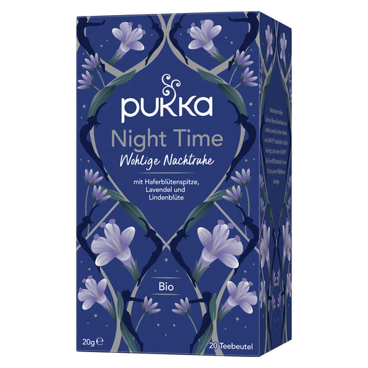 Pukka Night Time Schlaffördernder Bio Tee, 20 Filterbeutel