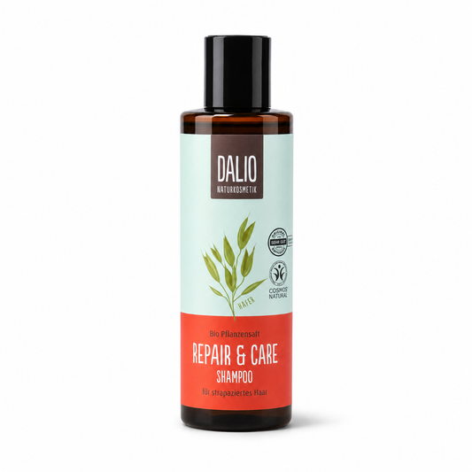 DALIO Repair & Care Shampoo COSMOS 200 ml für strapaziertes Haar freigestellt