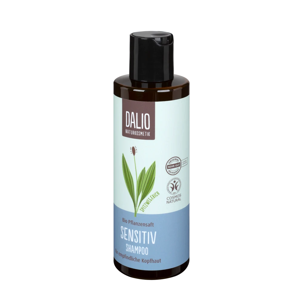 DALIO Sensitiv Shampoo 200ml Schoenenberger – Produktbild mit Etikett