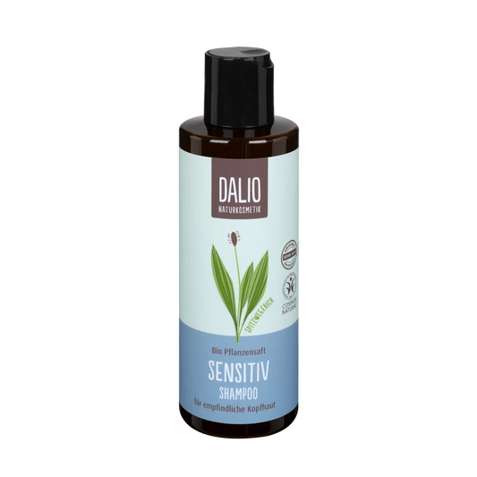 DALIO Sensitiv Shampoo 200ml Schoenenberger – Frontansicht der Flasche