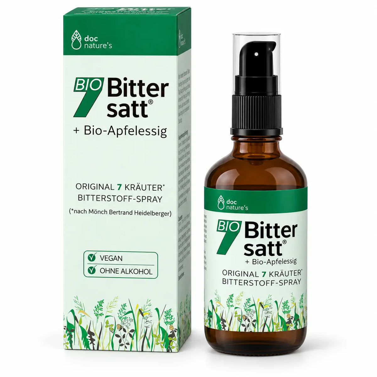 doc nature’s BIO 7 Bittersatt Spray 30 ml mit Originalverpackung