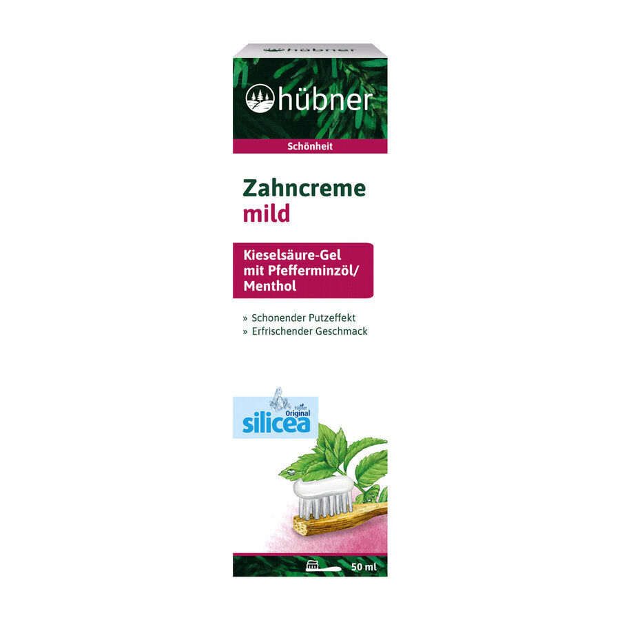 hübner® Zahncreme mild mit Pfefferminze 50ml