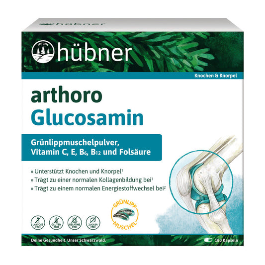 hübner® arthoro Glucosamin 180 Kapseln 90g