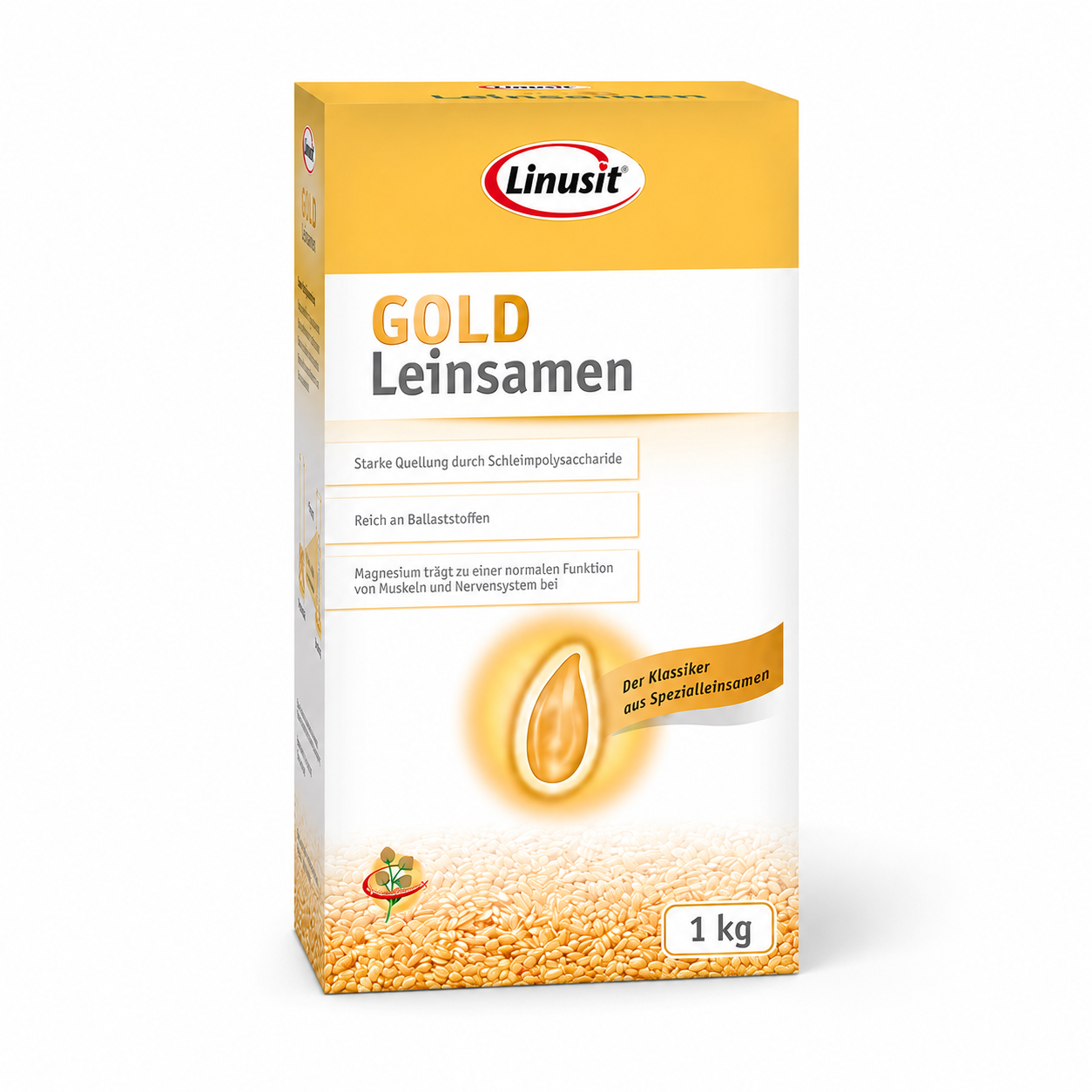 Linusit Gold Leinsamen 1 kg Packung