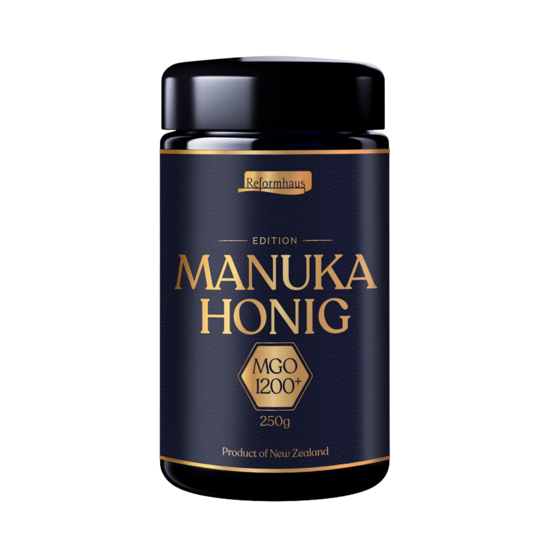 Manuka Honig MGO 1200+ Sonderedition der Reformhaus Eigenmarke aus Neuseeland im 250 g Glas