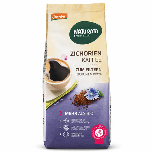 Naturata Zichorienkaffee zum Filtern 500 g – koffeinfreier Demeter Kaffeeersatz