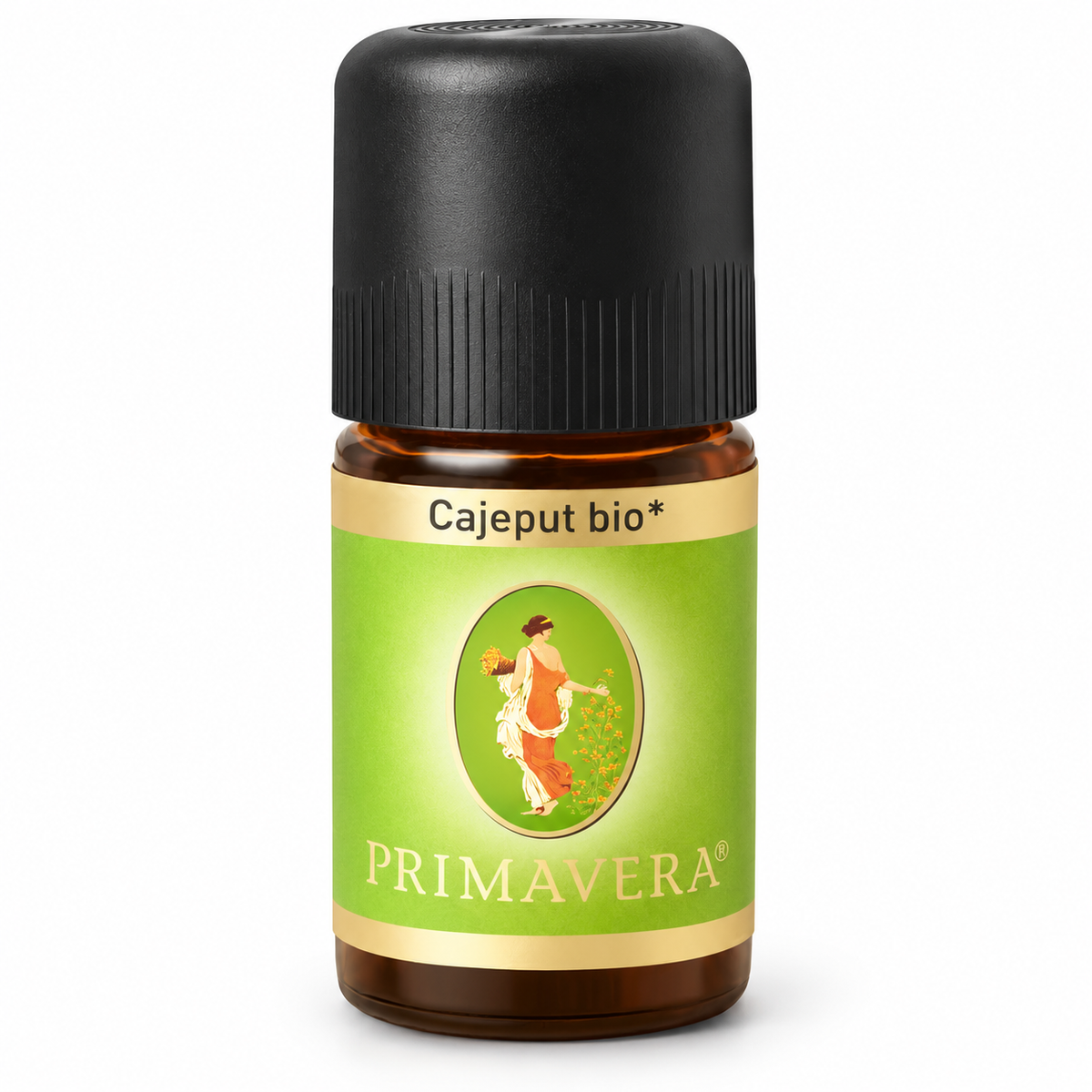 PRIMAVERA Cajeput bio ätherisches Öl 5 ml in Braunglasflasche
