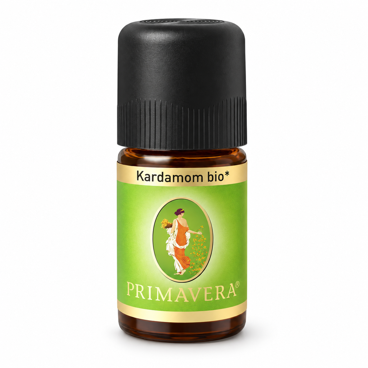 PRIMAVERA Kardamom bio ätherisches Öl 5 ml in Braunglasflasche