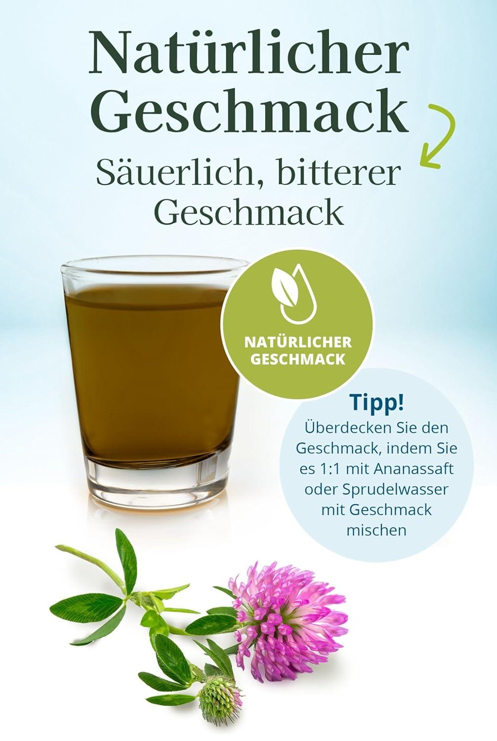 REGOBONE Rotklee-Extrakt – natürlicher Geschmack, Tipp: 1:1 mit Ananassaft oder Sprudel mischen