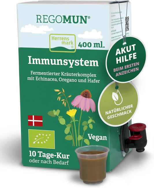 REGOMUN 400 ml Bag-in-Box von Herrens Mark – Bio 10 Tage Kur für das Immunsystem