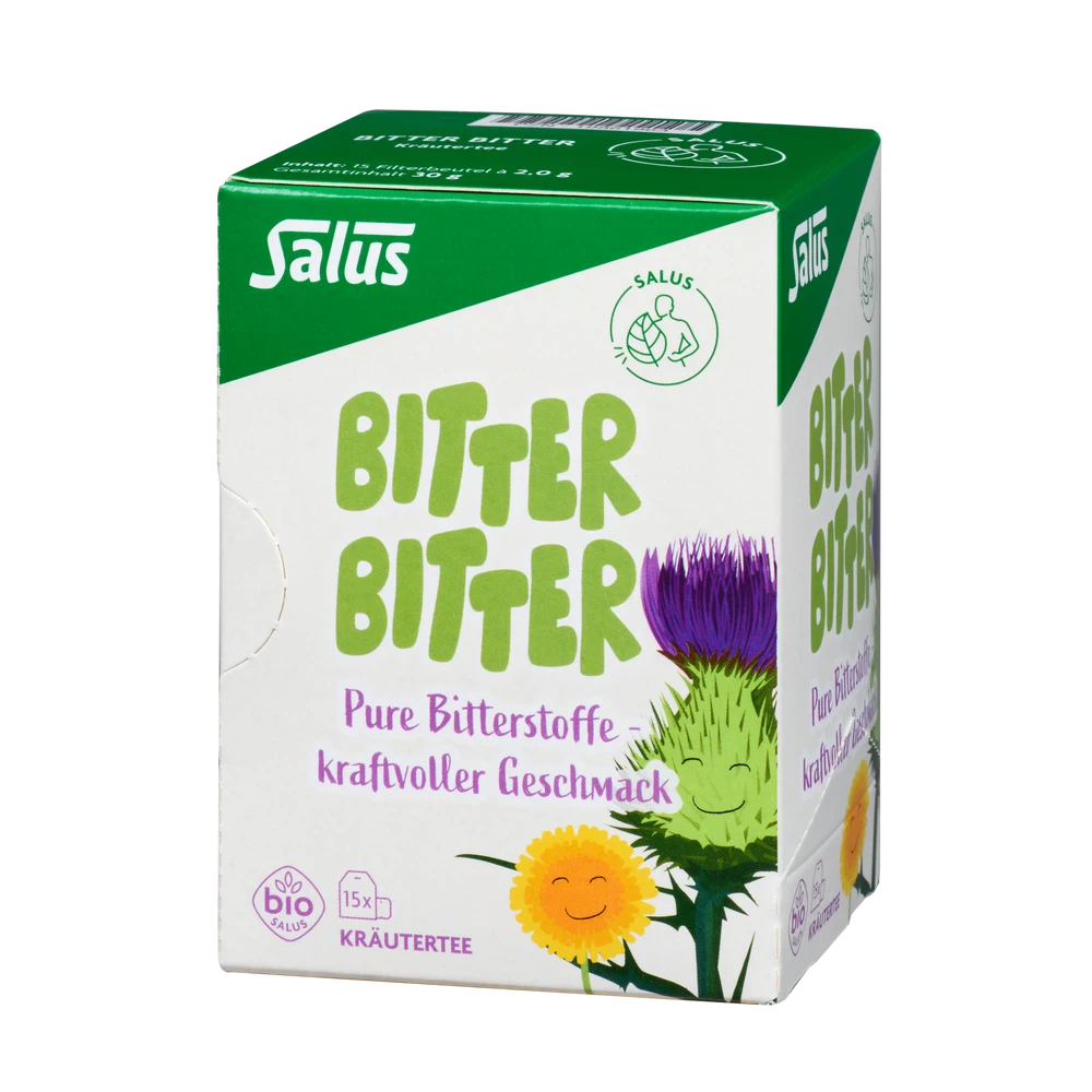 Salus Bitter Bitter Tee bio Packung mit 15 Filterbeuteln Kräutertee