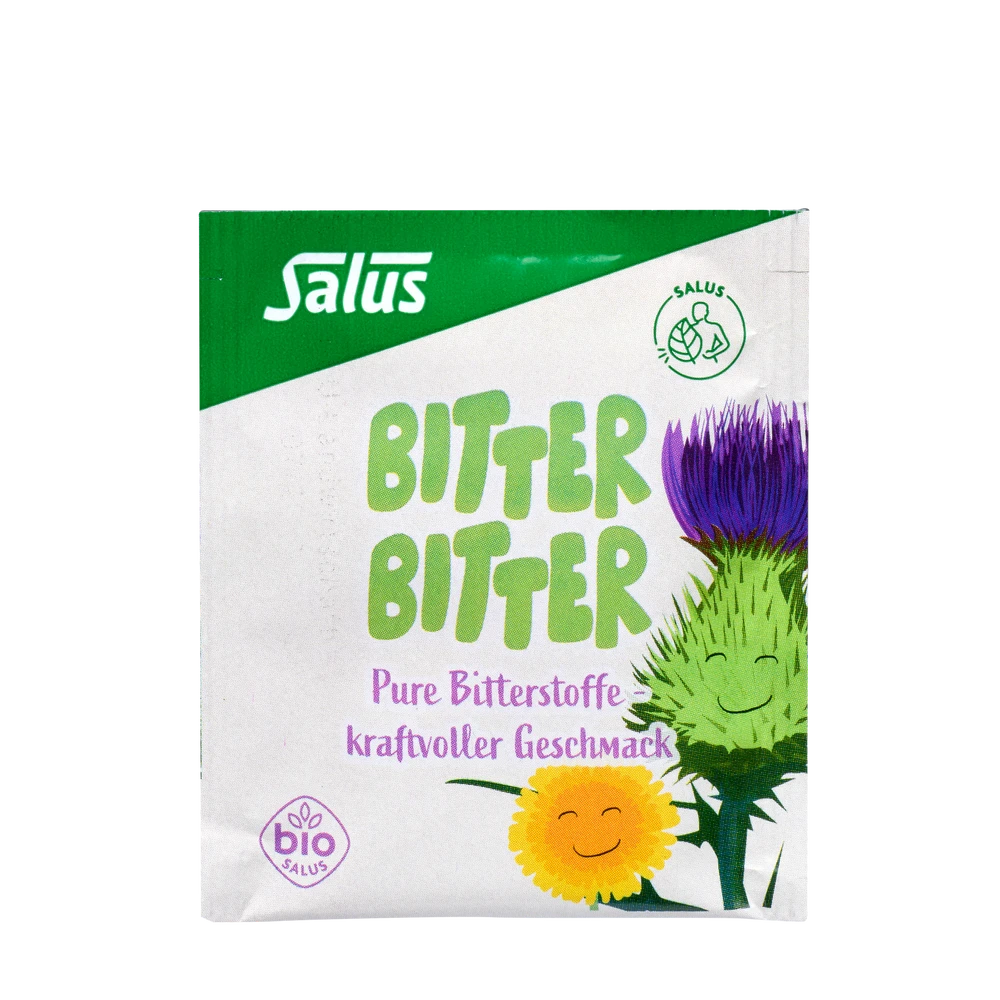Salus Bitter Bitter Tee bio einzelner Teebeutel verpackt