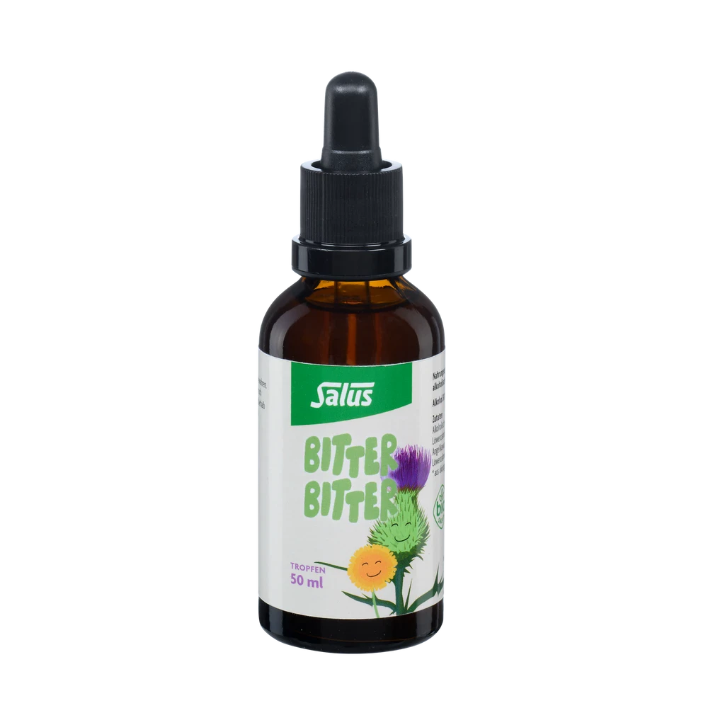 Salus Bitter Bitter Tropfen bio 50 ml – Braunglasflasche mit Pipette