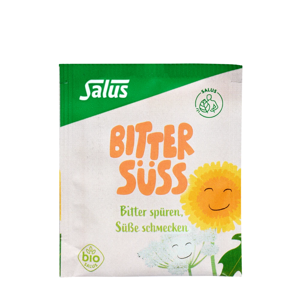 Salus Bitter Süss Tee bio einzelner Teebeutel in Papierverpackung