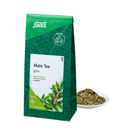 Salus Mate Tee grün bio 100g mit losen Mateblättern