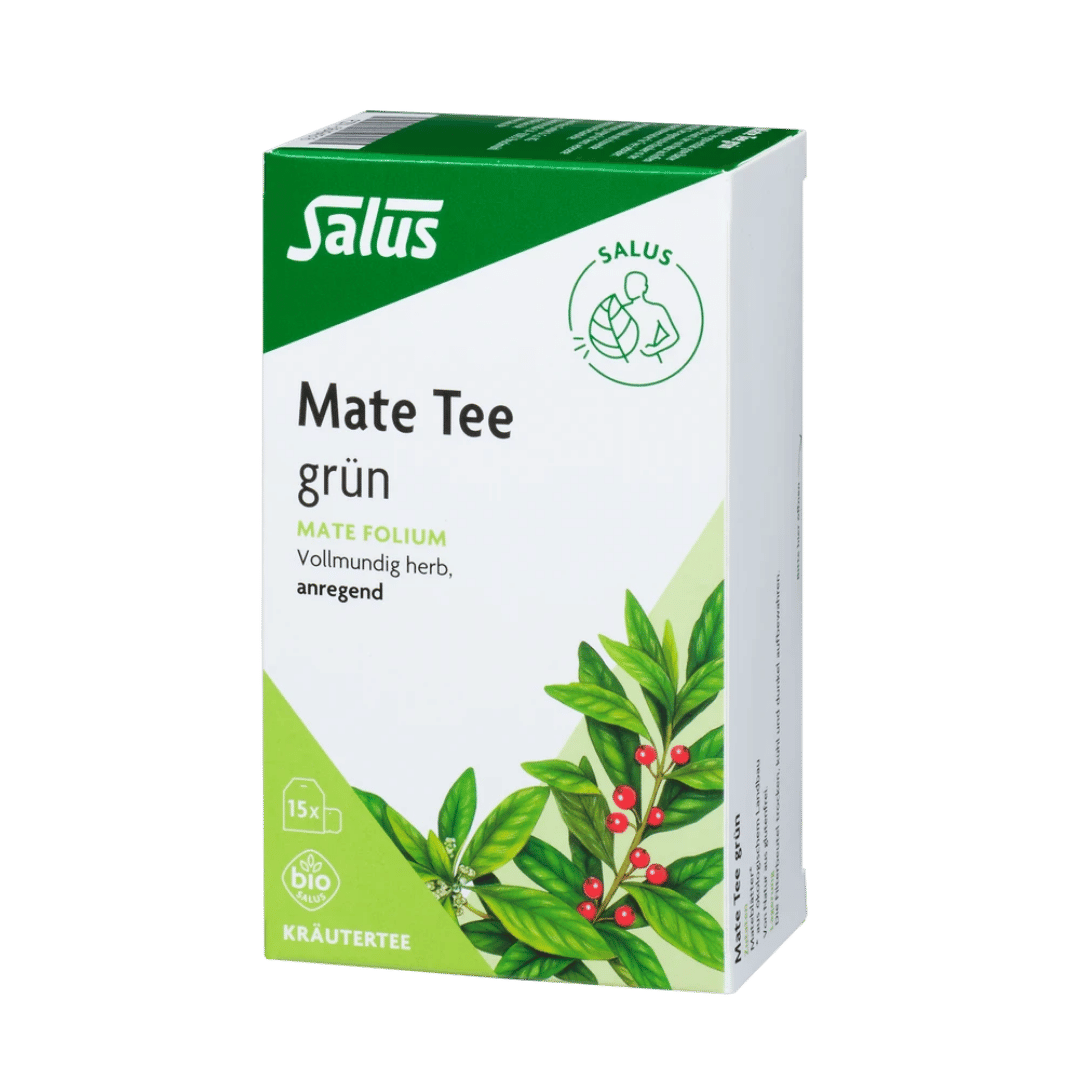 Salus Mate Tee grün bio Packung 15 Filterbeutel
