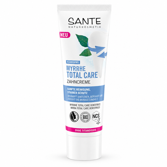 SANTE Myrrhe Total Care Zahncreme 75 ml fluoridfrei ohne Titandioxid