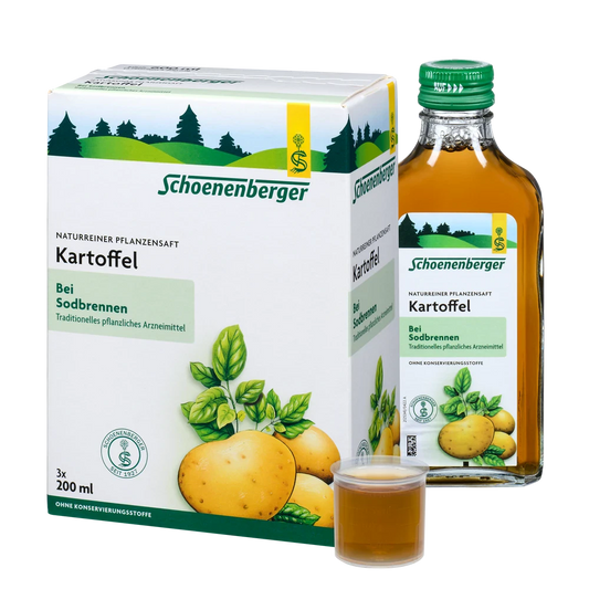 Schoenenberger Kartoffel Pflanzensaft bio 3x200 ml mit Flasche und Dosierbecher