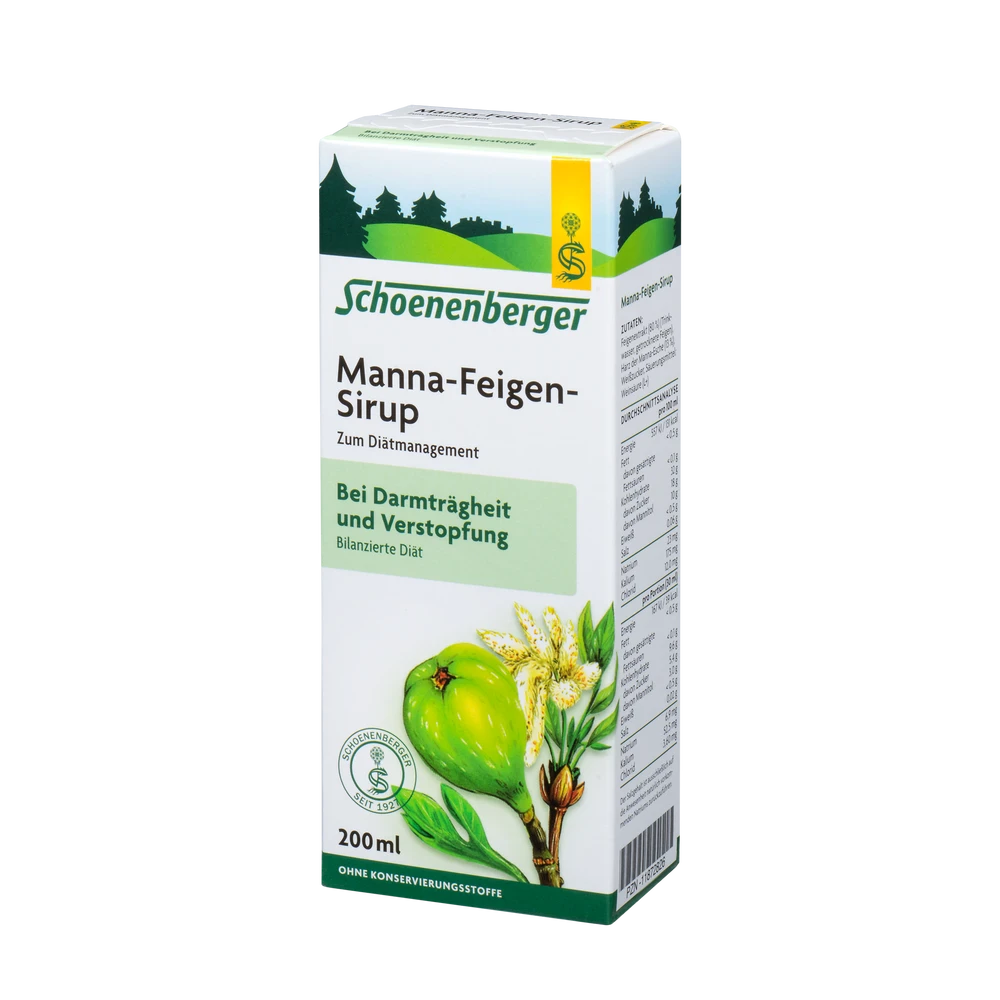 Schoenenberger Manna Feigen Sirup 200ml Packung