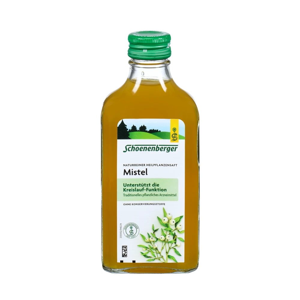 Schoenenberger Mistelsaft Flasche 200 ml – naturreiner Heilpflanzensaft