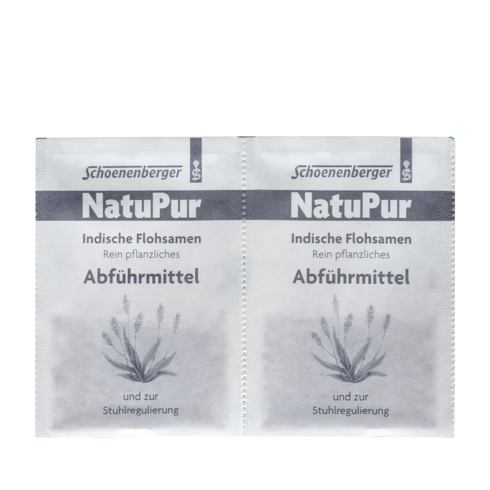 Schoenenberger NatuPur Indische Flohsamen Abführmittel – zwei Portionsbeutel