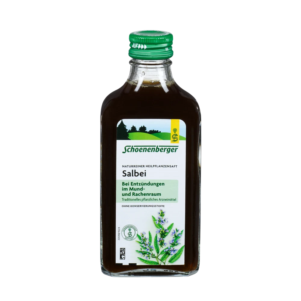 Schoenenberger Salbei Heilpflanzensaft 200 ml Glasflasche