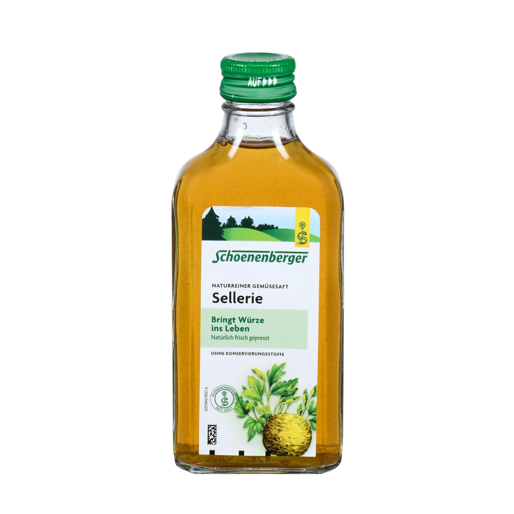 Schoenenberger Sellerie Saft 200ml Flasche naturreiner Gemüsesaft