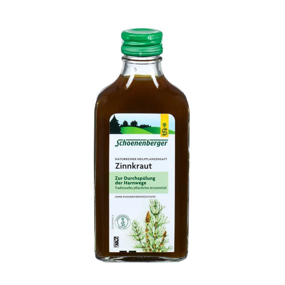 Schoenenberger Zinnkraut Naturreiner Heilpflanzensaft 200 ml Flasche