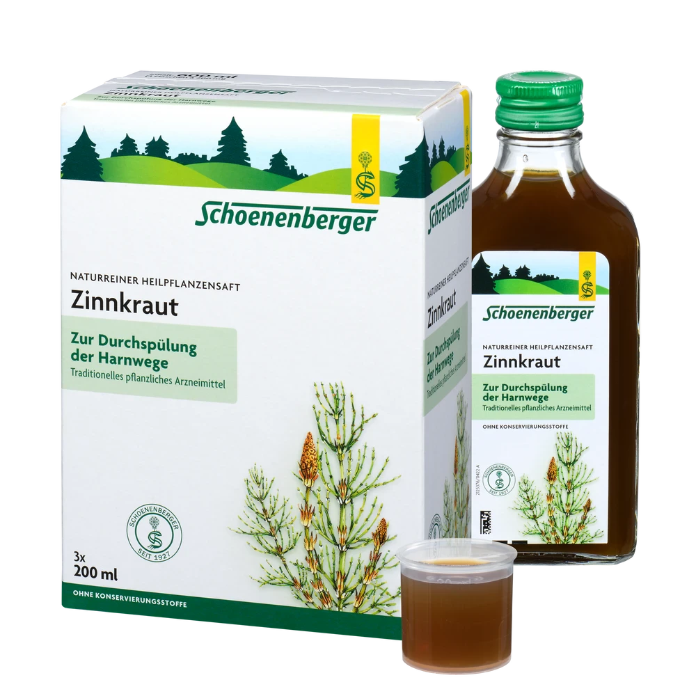 Schoenenberger Zinnkraut Naturreiner Heilpflanzensaft 3x200 ml Vorteilspack