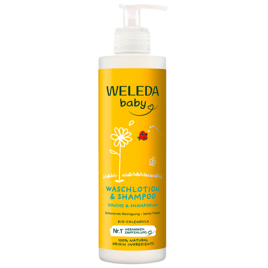 WELEDA Calendula Baby Waschlotion & Shampoo