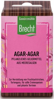 Gewürzmühle Brecht Agar-Agar gemahlen Nachfüllpack, 50g